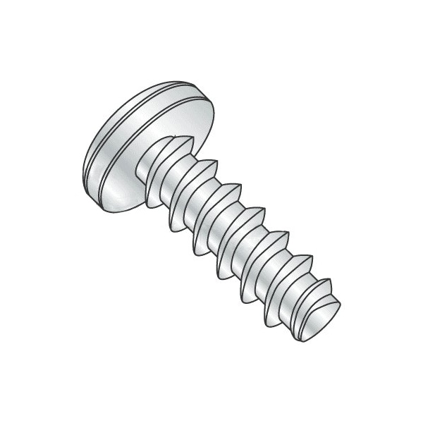 Newport Fasteners Thread Forming Screw, #8-32 x 1 in, Zinc Plated Steel Pan Head Phillips Drive, 6000 PK 762991-6000 - main